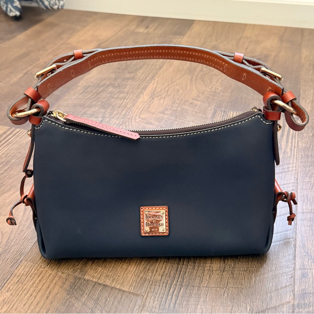 Dooney & Bourke Navy and Tan Women's Penrose 2 Bag